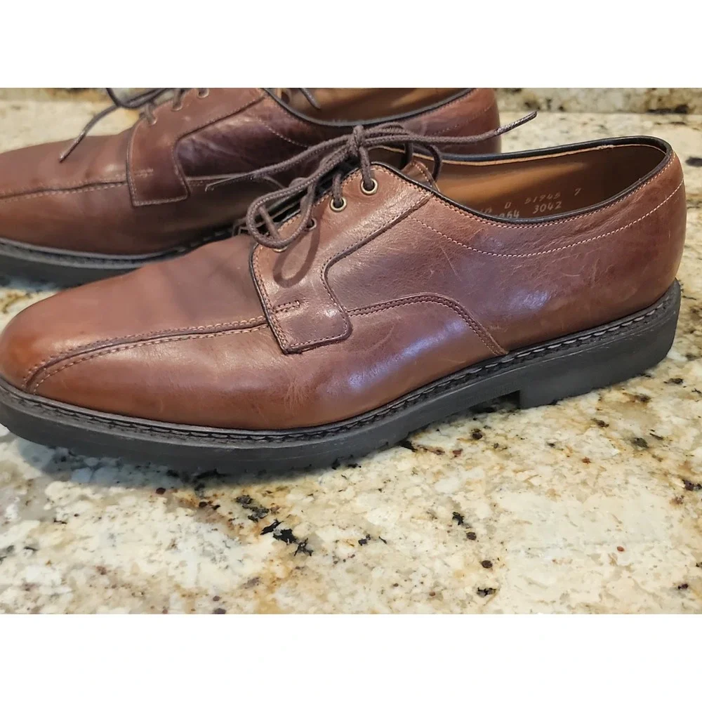 Allen Edmonds Brown Leather Mapleton Shoes size 11.5D